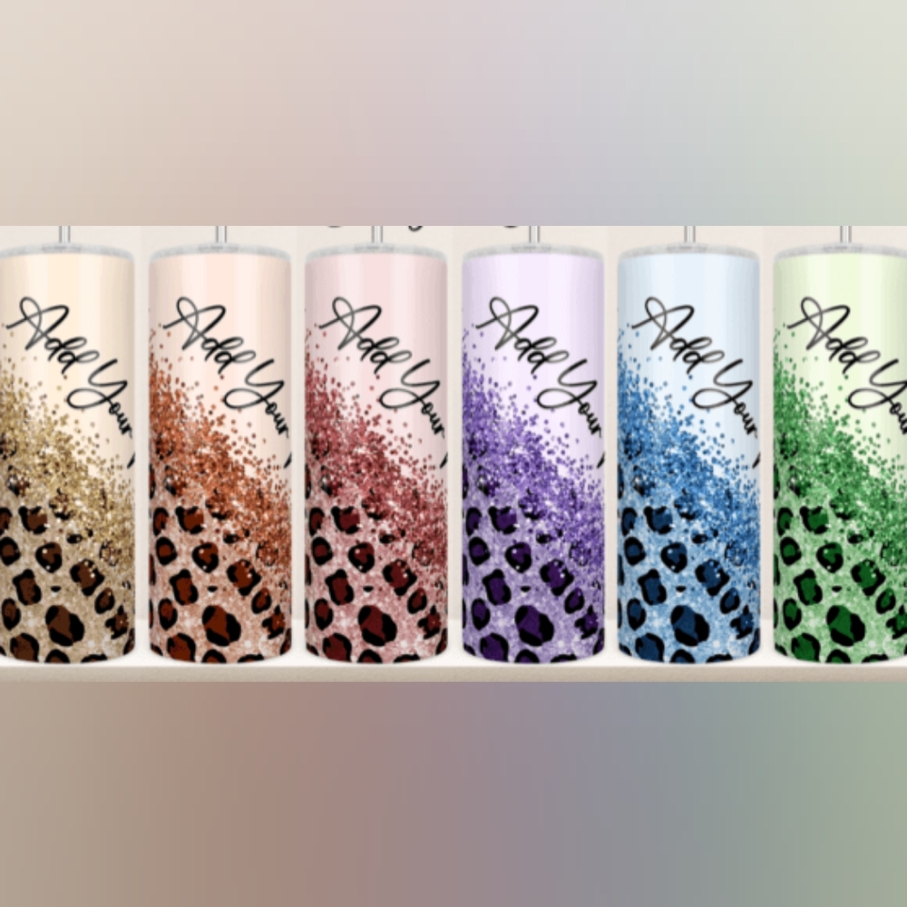 Custom Leopard 20oz Tumbler